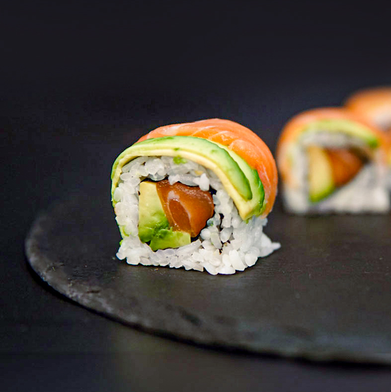 Sushi Rainbow rolls