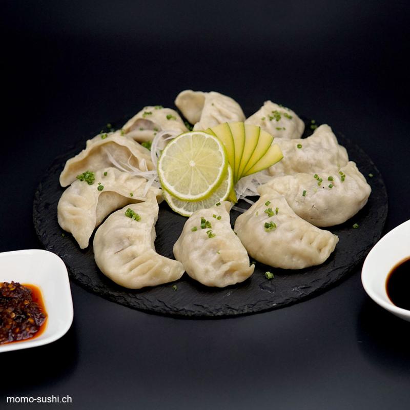 Momos mit Rindfleisch (10 Stück)